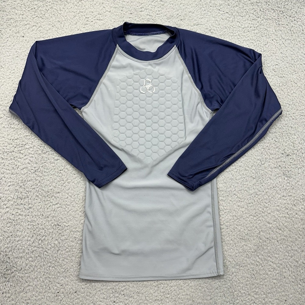 McDavid Hexpad Youth Large Sternum 3/4 Sleeve Baseball Shirt Chest Protector